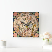 天半球1790年 スクエア壁時計 (ホーム)