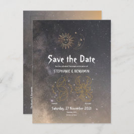 天占星術ジェミニ蠍座スターサイングレイ 案内ポストカード