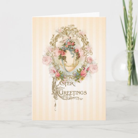 天卵 – イースターグリーティングカード シーズンカード (正面)