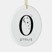 天名のモノグラム セラミックオーナメント (右)