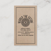 天命の目サイキッ読クロイヤリティ 名刺 (裏面)