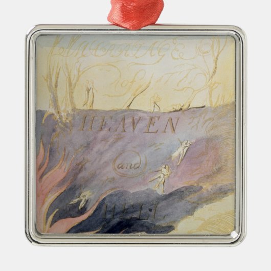 天国および地獄の結婚 メタルオーナメント (正面)