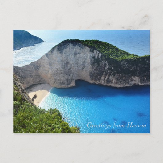 天国からのご挨拶 ポストカード (正面)