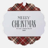 天国からのクリスマスオーナメント オーナメントカード (裏面)