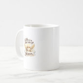 天国からのコーヒー  天使のコーヒー  引用デザイン コーヒーマグカップ (正面左)