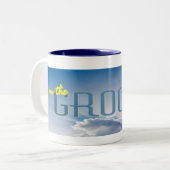 天国からの新郎 ツートーンマグカップ (正面左)