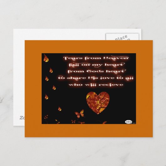 天国からの破損 ポストカード (正面/裏面)