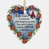 天国からの蝶 セラミックオーナメント (右)