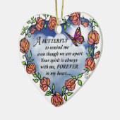 天国からの蝶 セラミックオーナメント (左)