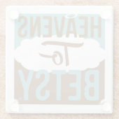 天国からベッツィ ガラスコースター (裏面)