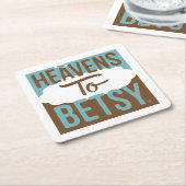 天国からベッツィ スクエアペーパーコースター (アングル)