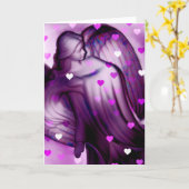 天国から今日のハート送信 カード (黄色い花)