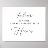 天国から見守る人々を称えて ポスター (正面)