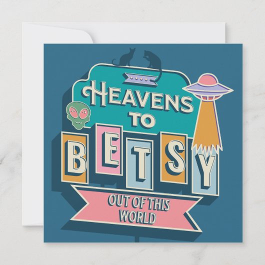 天国からBetsy Flat Card (裏面)