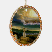 天国がイエスを歓迎する夕暮れ セラミックオーナメント (右)