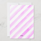 天国が女の子パープルの招待状を送りました シーズンカード (裏面)