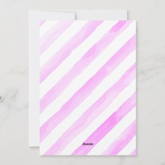 天国が女の子パープルの招待状を送りました シーズンカード (裏面)