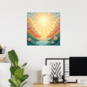 天国が待っている - 愛する人を称えるために ポスター (ホームオフィス)