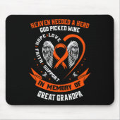 天国が必要な英雄の神が私の祖父素晴らしLを選んだ マウスパッド (正面)