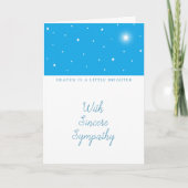 天国が明るい犬の猫またはペットの悔やみや弔慰 カード (正面)