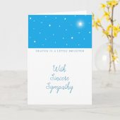 天国が明るい犬の猫またはペットの悔やみや弔慰 カード (黄色い花)