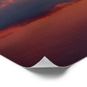 天国が栄光を宣言：神と創造の聖句 ポスター (角)