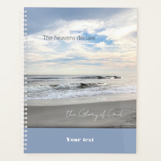 天国が神の栄光を宣言プランナー プランナー手帳 (正面)