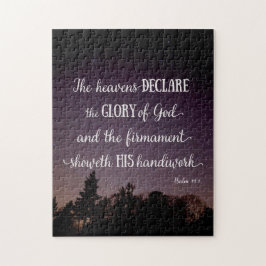 天国が神の栄光を宣言 ジグソーパズル