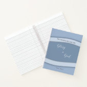 天国が神の栄光を宣言 ノートブック (内部)