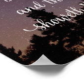 天国が神の栄光を宣言 ポスター (角)