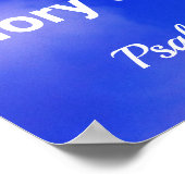 天国が神の栄光を宣言 ポスター (角)