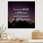 天国が神の栄光を宣言 ポスター (キッチン)