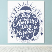 天国でちょうど別の日 キャンバスプリント (インサイチュ (ウッドフロア))