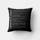 天国でのもう一日の恋の詩 詩 クッション (裏面)