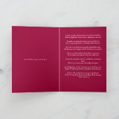 天国での初めてのクリスマス 赤 シーズンカード (内部)