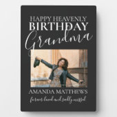 天国での誕生日 祖母 | 写真追悼 フォトプラーク (正面)