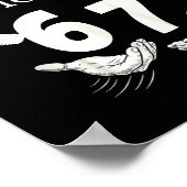 天国でハイ＆ロー 67 ハンド ミーム 6 7 おもしろ ポスター (角)
