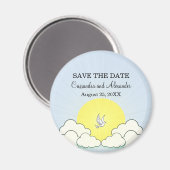 天国で作成したマッチ日付マグネットを保存 マグネット (正面/裏面)