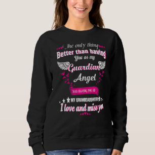 天国で孫失った娘のために スウェットシャツ