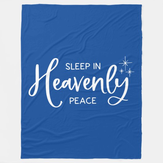 天国で眠る フリースブランケット (正面)