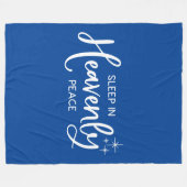 天国で眠る フリースブランケット (正面(横))