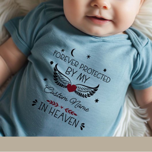 天国で私の名の下に永遠に守られて ベビーボディスーツ