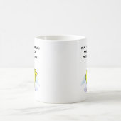 天国で笑うニワトリのキャラクター コーヒーマグカップ (中央)