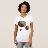天国と地獄の女性のライトシャツ Tシャツ (正面フル)