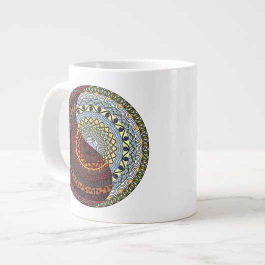 天国と地獄の専門マグカップ ジャンボコーヒーマグカップ (正面左)