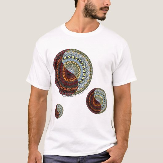 天国と地獄の男のライトシャツ Tシャツ (正面)