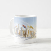 天国と地獄の統一 夢のマグカップ コーヒーマグカップ (正面左)