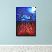 天国と地獄の間の時間 キャンバスプリント (インサイチュ (ウッドフロア))