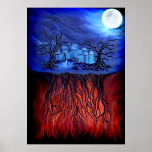 天国と地獄の間の時間 ポスター (正面)