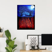 天国と地獄の間の時間 ポスター (ホームオフィス)